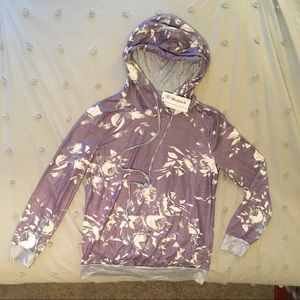 NWT Lightweight purple jogging hoodie